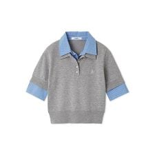 シャツドッキングニットポロ