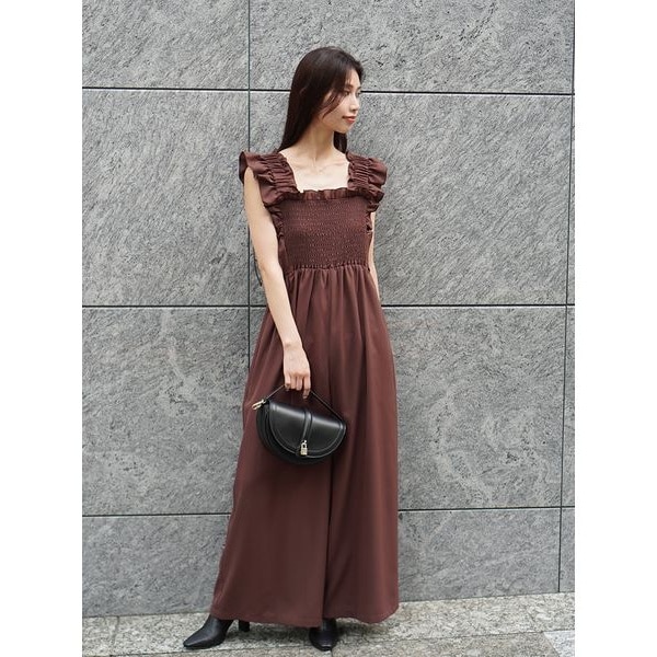 サイドボタンサロペット | グレースコンチネンタル(GRACE CONTINENTAL