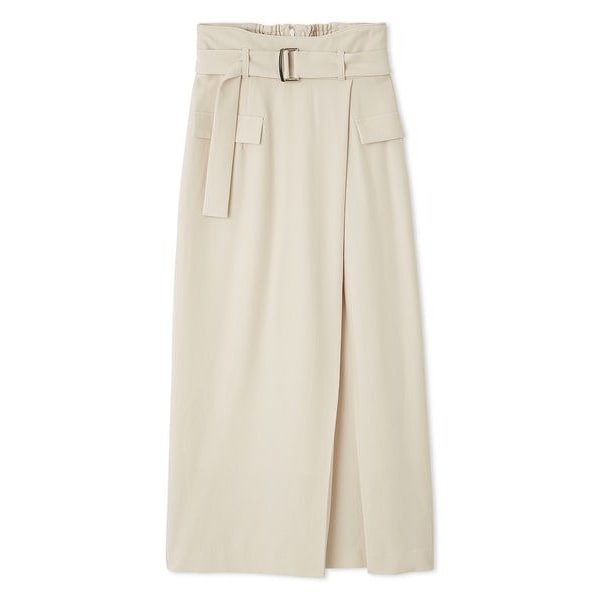 Fray i dホワイト サイドベルト付きスカート Fray i dホワイト サイドベルト付きスカート フレイ アイディー