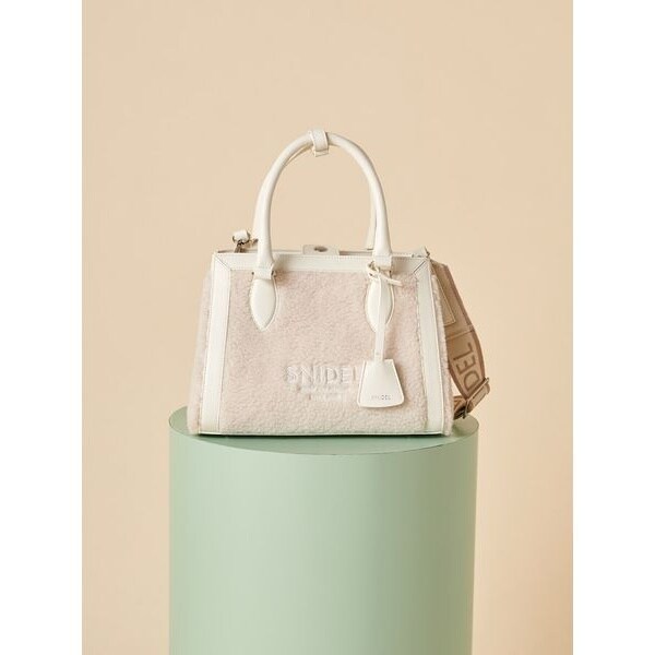 snidel ボアロゴバッグ ボアロゴバッグ（ハンドバッグ）｜SNIDEL（スナイデル）の