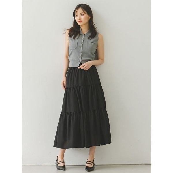 ✩美品✩ WILLSELECTION レースレイヤードマーメイドワンピース M WILLSELECTION ウィルセレクション レースレイヤードマーメイド
