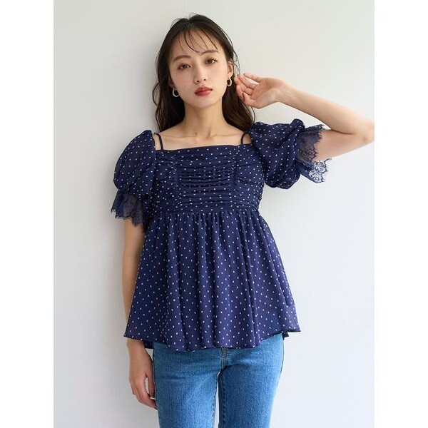 バリエオフショルレースチュニック | スナイデル(SNIDEL) | マルイ