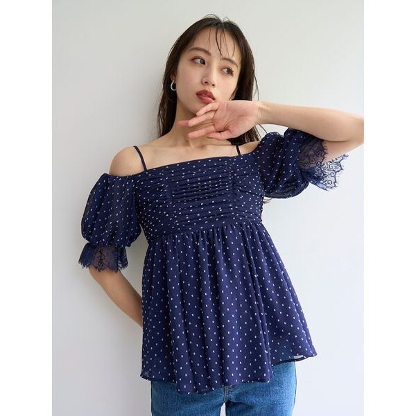 バリエオフショルレースチュニック | スナイデル(SNIDEL) | マルイ