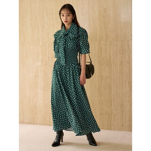 2WAYきちんと感】チェック柄ボウタイワンピース | アンタイトル