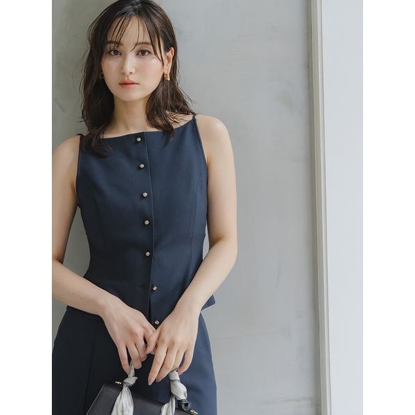 ラッフルヘムデザインキャミソール | フレイ アイディー(FRAY I.D