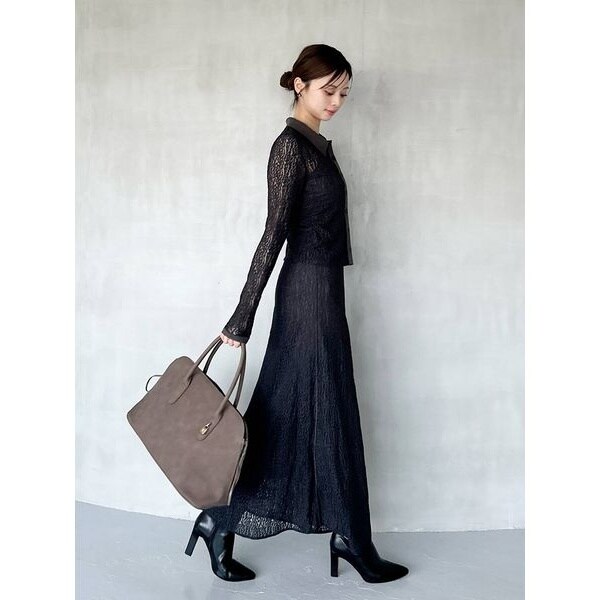 【新品未使用】SNIDEL♡UVカットスウェットタイトスカート 0 フラワー UVカットスウェットタイトスカート(ロングスカート)｜スカート