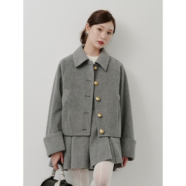 今季　SALON adam et ropé アダムエロペ　リネンツイルブルゾン SALON adam et rope'｜リネンツイルブルゾン | Rakuten Fashion
