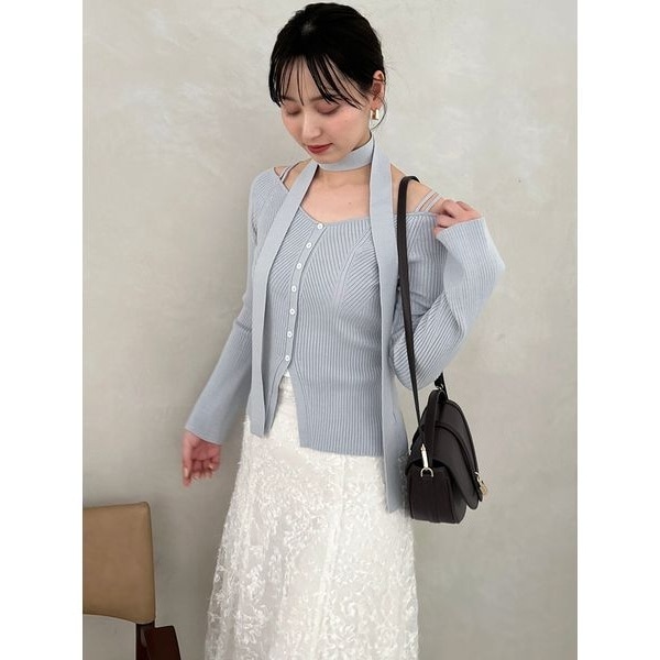 ラッフル刺繍ニットプルオーバー | スナイデル(SNIDEL) | マルイ
