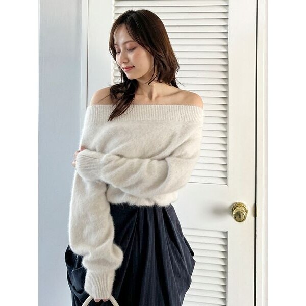 フォックスアルパカオフショルプルオーバー | スナイデル(SNIDEL