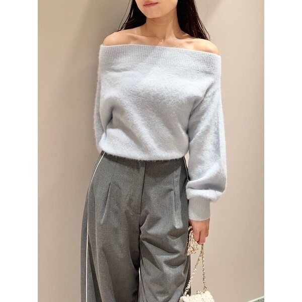 フォックスアルパカオフショルプルオーバー | スナイデル(SNIDEL