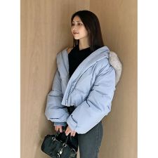 スナイデル(SNIDEL)の【WEB限定カラーあり】西川フードファーショートダウン