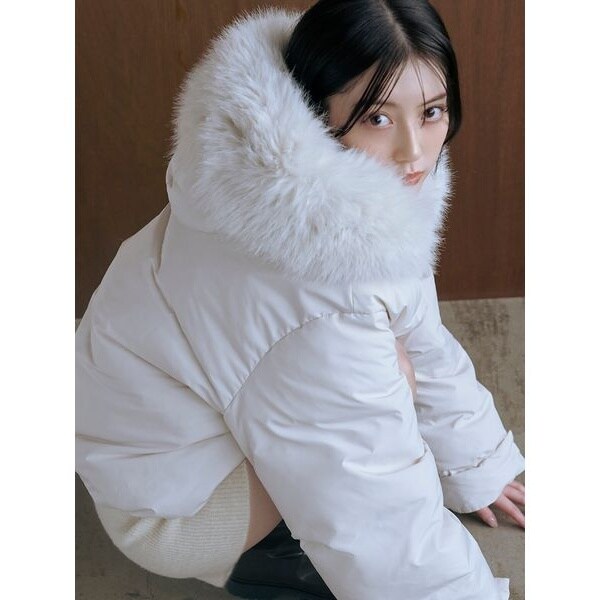 WEB限定カラーあり】西川フードファーショートダウン | スナイデル