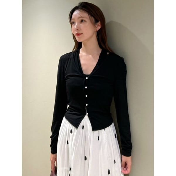 シンプルリブカーディガン | スナイデル(SNIDEL) | マルイウェブ