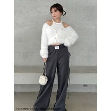 【HELLO KITTY】レースアップパンツ