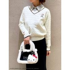 【HELLO KITTY】ケーブルプルオーバー