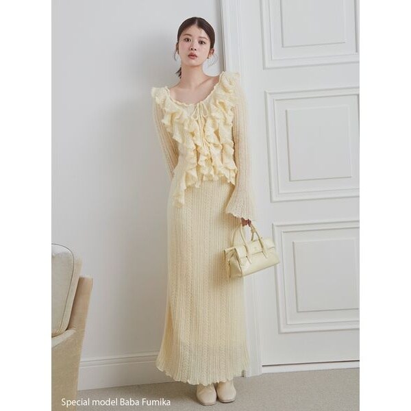 25SS SNIDEL プリーツティアードチュールスカートWEB完売 cd014-25351-d01b.jpg?basethum=225