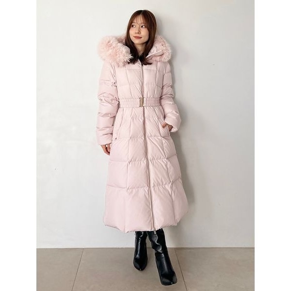 フォックスファー付きロングダウンコート | フェンネル(FENNEL