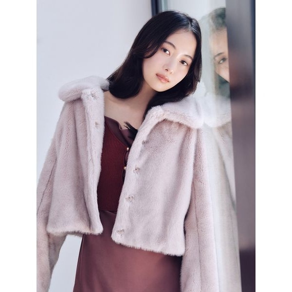 ミンク風フェイクファージャケット | プールヴー(PourVous) | マルイ