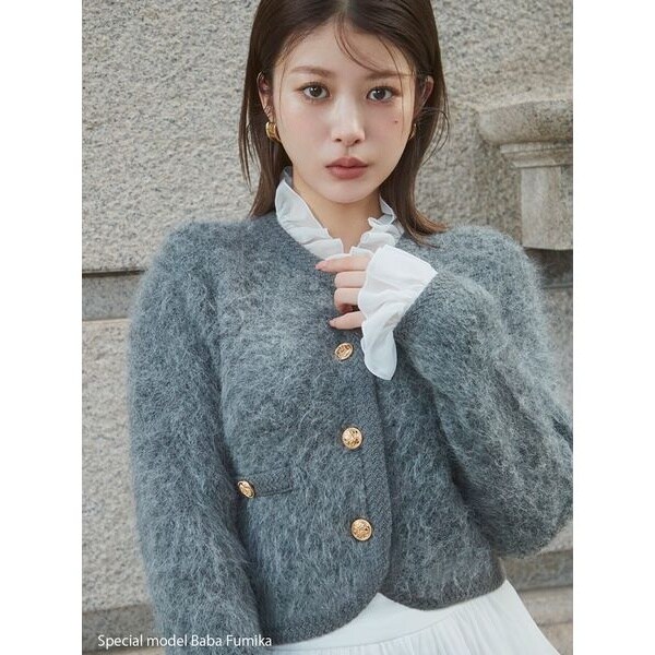 ファーライクフリルニットジャケット | スナイデル(SNIDEL) | マルイ