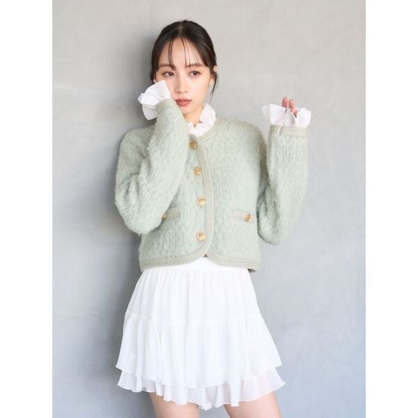 ファーライクフリルニットジャケット | スナイデル(SNIDEL) | マルイ