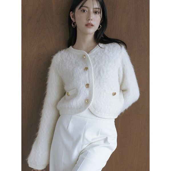 ファーライクフリルニットジャケット | スナイデル(SNIDEL) | マルイ