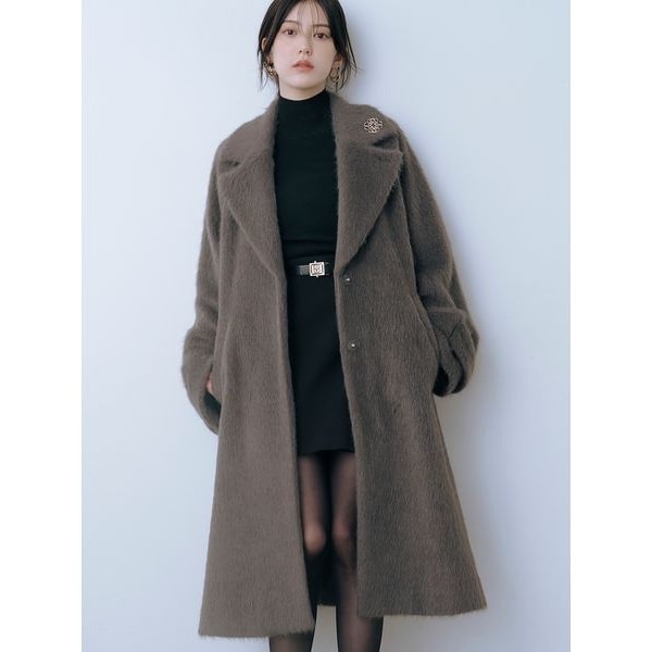 IENA ウールモヘヤシャギーコート ウールモヘヤシャギーコート | イエナ(IENA) | マルイウェブチャネル