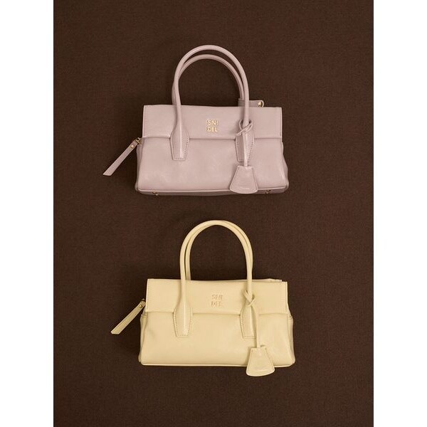 LANVIN en Bleu ビジュ 2wayボストンバッグ LANVIN en Bleu ビジュ 2wayボストンバッグ オレンジ -靴