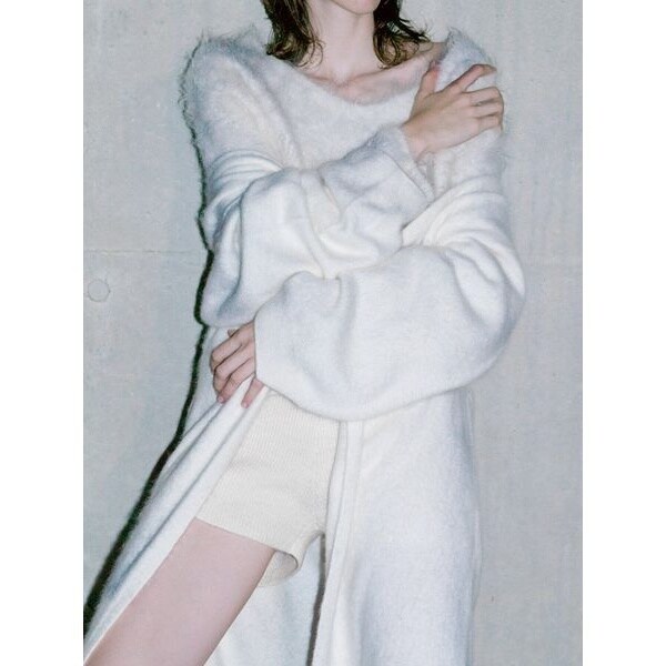 SNIDEL♡ファー付きミドルケープコート　アイボリー ファー付きミドルケープコート | スナイデル(SNIDEL) | マルイウェブ