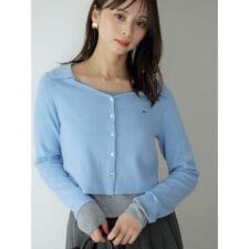 Sustainableレイヤードニットプルオーバー