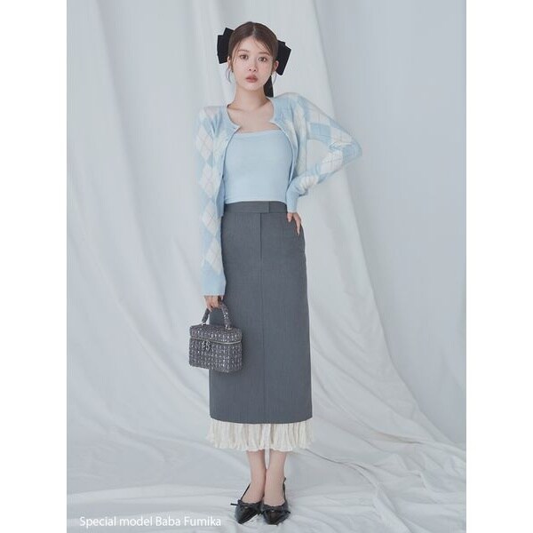 プリーツドッキングナロースカート | スナイデル(SNIDEL) | マルイ