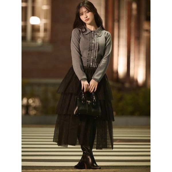 ストレートプリーツティアードスカート | スナイデル(SNIDEL) | マルイ