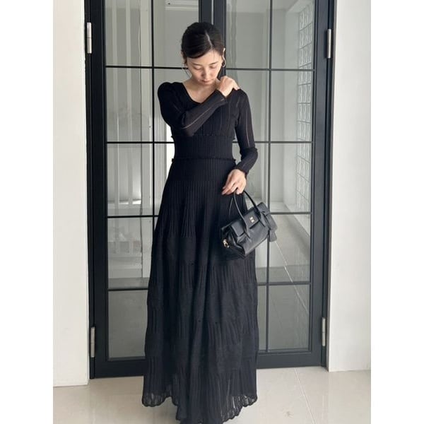 レースクロシェロングドレス | スナイデル(SNIDEL) | マルイウェブチャネル