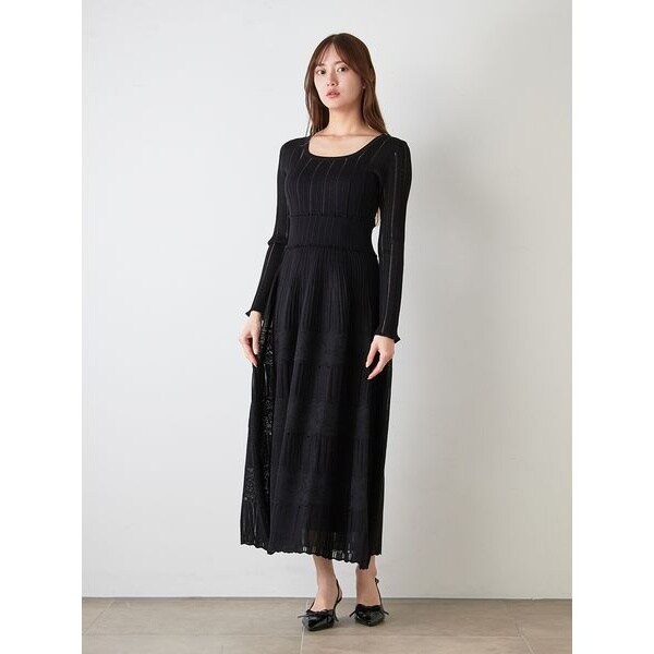 レースクロシェロングドレス | スナイデル(SNIDEL) | マルイウェブチャネル