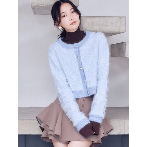 レイヤードフリルミニスカショーパン【カンヘウォン着用