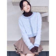 スナイデル(SNIDEL)のレイヤードフリルミニスカショーパン