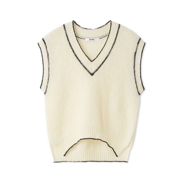 Vネックシャギーニットベスト | ミラ オーウェン(Mila Owen) | マルイ