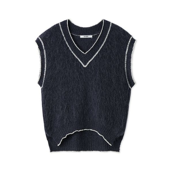 スクエアネックペプラムニットプルオーバー | スナイデル(SNIDEL