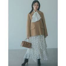 スナイデル(SNIDEL)のSustainableプリーツティアードロングスカート