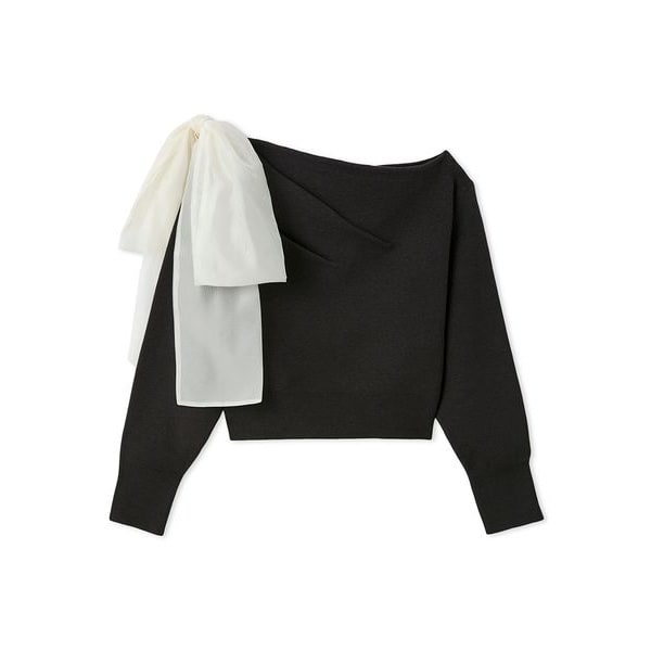 スクエアネックペプラムニットプルオーバー | スナイデル(SNIDEL