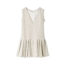 スナイデル(SNIDEL)のVネックツイードジャンスカ【カンヘウォン着用】