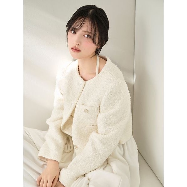 ファーライクフリルニットジャケット | スナイデル(SNIDEL) | マルイ