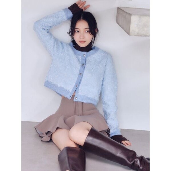 ♡SNIDEL　ラメカーディガン♡ SNIDEL｜LACOSTE/ラメニットカーディガン | Rakuten Fashion(楽天