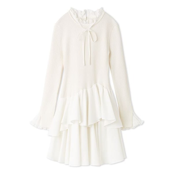 Sustainableドッキングミニニットワンピース