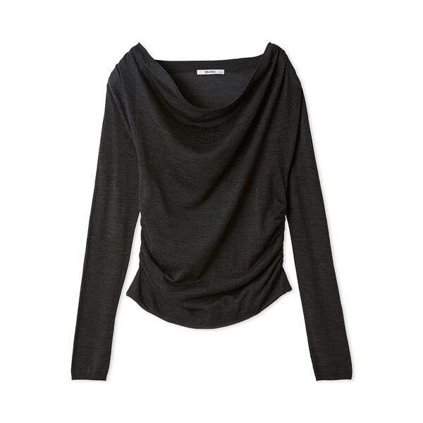 スクエアネックペプラムニットプルオーバー | スナイデル(SNIDEL