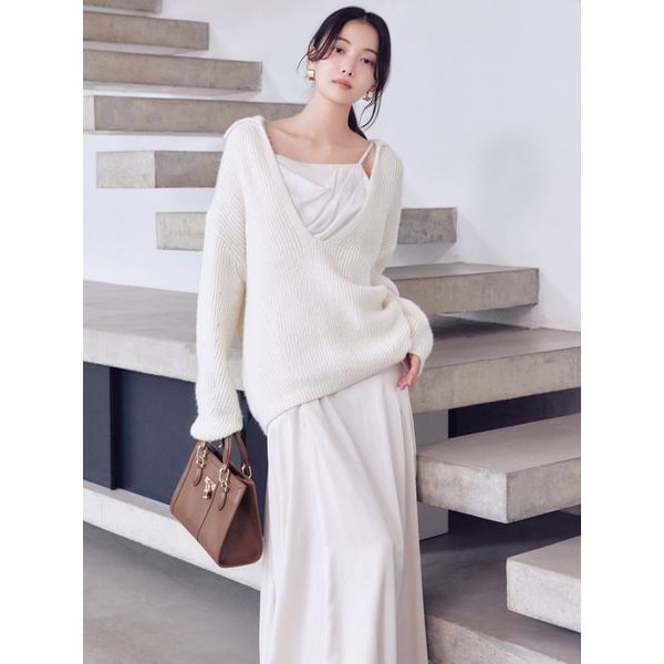 アシメントリーティアードキャミワンピース | スナイデル(SNIDEL