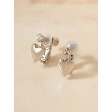 ハートモチーフイヤリング