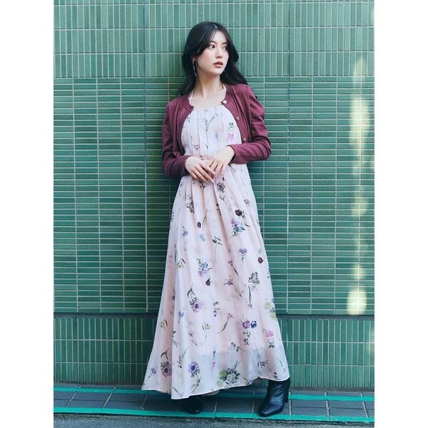 カーデセットフローラルプリントキャミワンピース | スナイデル(SNIDEL