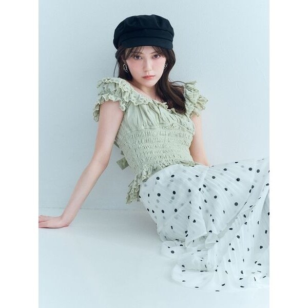 snidel Sustainable プリーツティアードスカート 1 Sustainableプリーツティアードスカート | スナイデル(SNIDEL