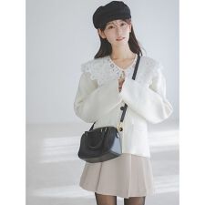 ベルト付きプリーツミニスカート