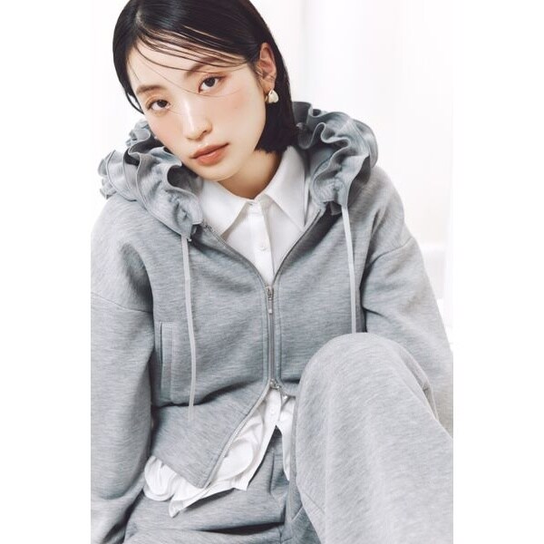 フリルショートジップパーカー | スナイデル(SNIDEL) | マルイウェブ